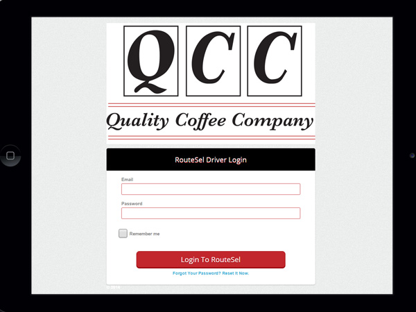 Quality Coffee Company RouteSel