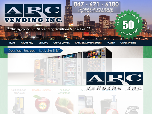 Arc Vending Content Site